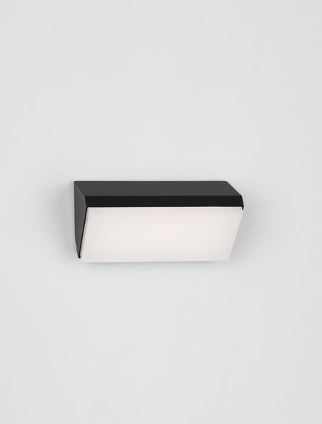 Nova Luce ZENON LED Wandleuchte Anthrazit 10W IP65 Warmweiss 18x7,5x9cm 9492610