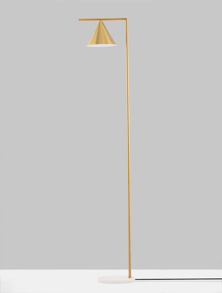 Nova Luce SWAY Stehlampe E27 Gold 25x35x175cm 9501236