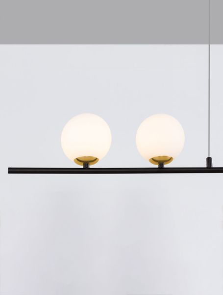 Nova Luce SWAY Pendelleuchte E27 3-fach Gold 123x15x70cm dimmbar 9501237