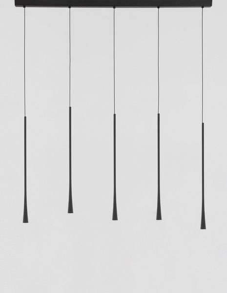 Nova Luce GOCCIO LED Pendelleuchte Gold 38W Warmweiss 110x4,5x160cm 9504001