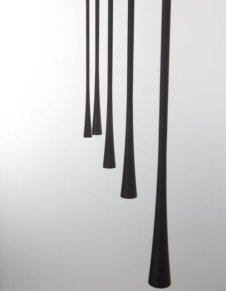 Nova Luce GOCCIO LED Pendelleuchte Gold 38W Warmweiss 110x4,5x160cm 9504001