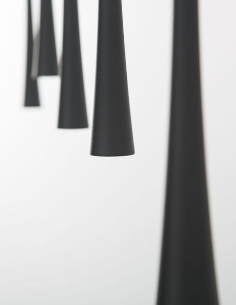 Nova Luce GOCCIO LED Pendelleuchte Gold 38W Warmweiss 110x4,5x160cm 9504001