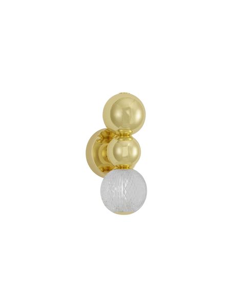 Nova Luce BRILLE LED Wandleuchte Gold 4W Neutralweiss 14x11x28cm 9522040