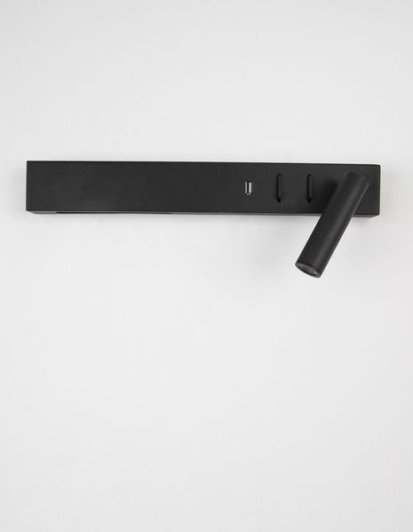 Nova Luce VIDA LED Wandleuchte Schwarz 8W Warmweiss 35x10x8cm 9533521