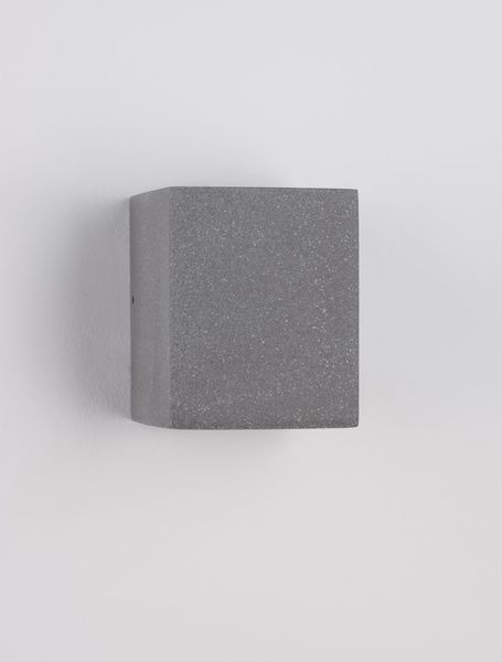 Nova Luce EMILE LED Wandleuchte Grau 5W IP65 9x9,7x11,2cm 9540209