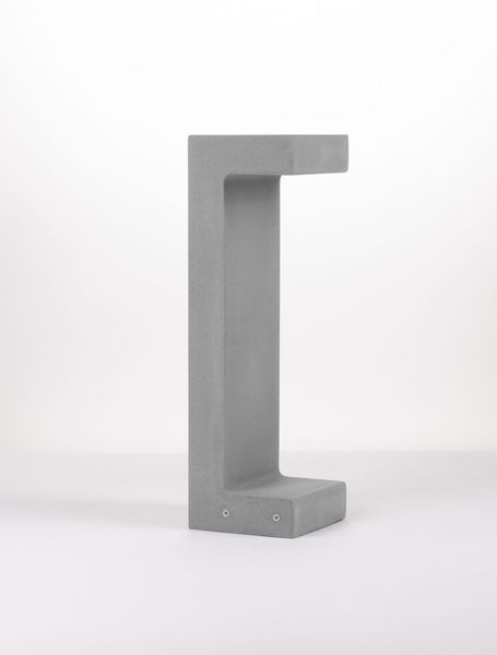 Nova Luce ARAN LED Wegeleuchte Grau 8W IP65 Warmweiss 16x15x50cm 9540213