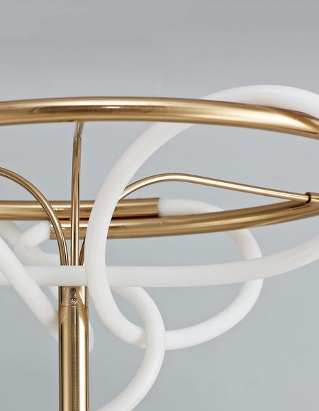 Nova Luce TIRIAC LED Stehlampe Gold 31W Warmweiss 160x40cm 9548106