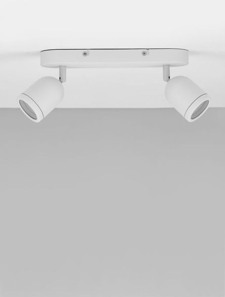 Nova Luce ORSON Deckenleuchte GU10 2-fach Weiß 28x8x9,7cm dimmbar 9555816