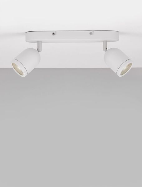 Nova Luce ORSON Deckenleuchte GU10 2-fach Weiß 28x8x9,7cm dimmbar 9555816