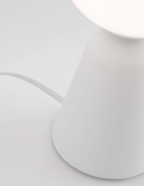 Nova Luce ZERO Tischleuchte G9 Weiß 20x10cm 9577011