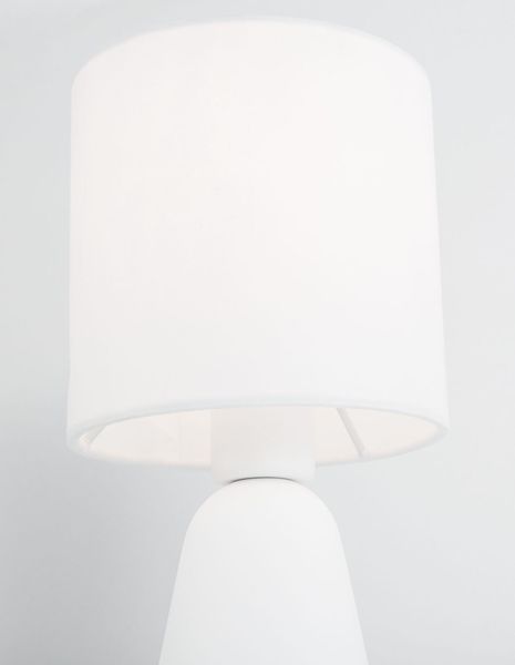 Nova Luce ZERO Tischleuchte E14 Weiß 22,5x12cm 9577162