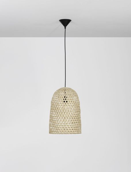 Nova Luce AURORA Pendelleuchte E27 Beige 190x30cm dimmbar 9586509