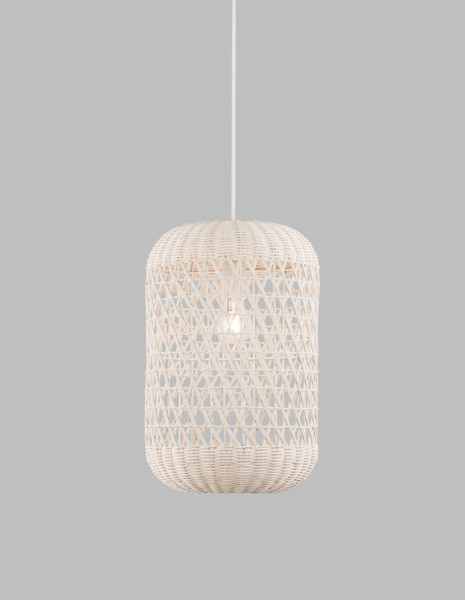 Nova Luce AURORA Pendelleuchte E27 Elfenbein 250x24,5cm dimmbar 9587162