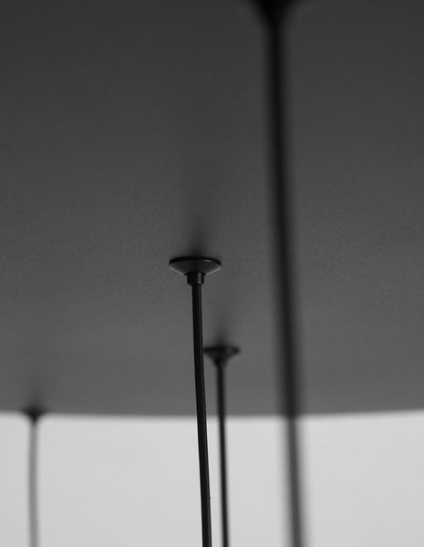 Nova Luce GIONO LED Pendelleuchte Schwarz 29W Warmweiss 230x50cm 9601012