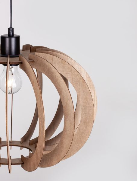 Nova Luce OTTOLINE Pendelleuchte E27 Braun 126x40cm dimmbar 9620124