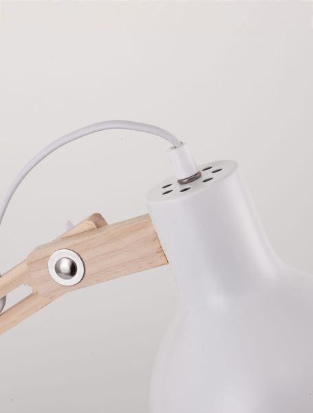 Nova Luce GROU Tischleuchte E27 Weiß 15x41,3x45,5cm 9620129