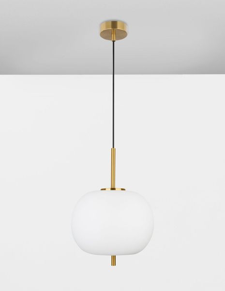 Nova Luce LATO Pendelleuchte E27 Gold 120x30cm dimmbar 9624061