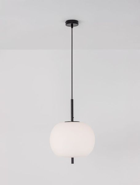 Nova Luce LATO Pendelleuchte E27 Schwarz 120x30cm dimmbar 9624071