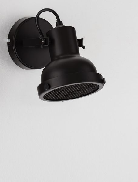 Nova Luce RUVI Wandleuchte E14 Schwarz 12x20x21cm dimmbar 9624103