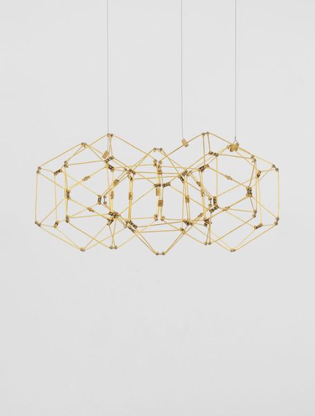 Nova Luce NEBULA LED Pendelleuchte Kupfer 21,6W Warmweiss 150x49cm 9695212