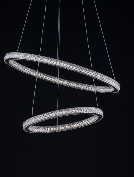 Nova Luce GINEVRA LED Pendelleuchte Schwarz 54W Warmweiss 120x60,5cm dimmbar 9748159