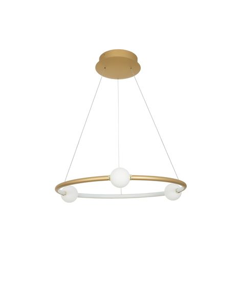 Nova Luce CELIA LED Pendelleuchte Satin 37W Warmweiss 120x64cm dimmbar 9820600