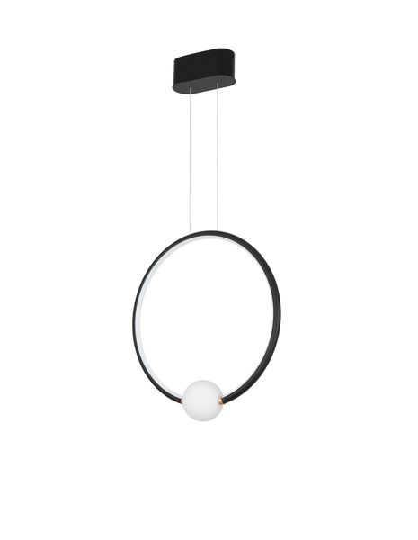 Nova Luce CELIA LED Pendelleuchte Schwarz 29W Warmweiss 43x10x120cm dimmbar 9820605