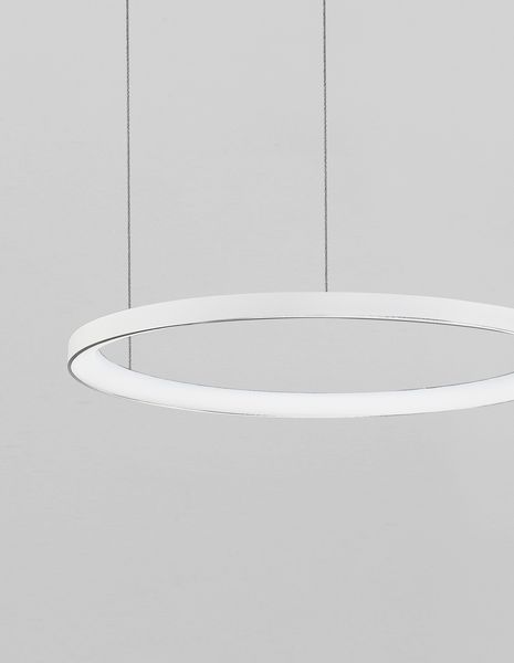 Nova Luce PERTINO LED Pendelleuchte Weiß 48W Warmweiss 150x58cm dimmbar 9853683