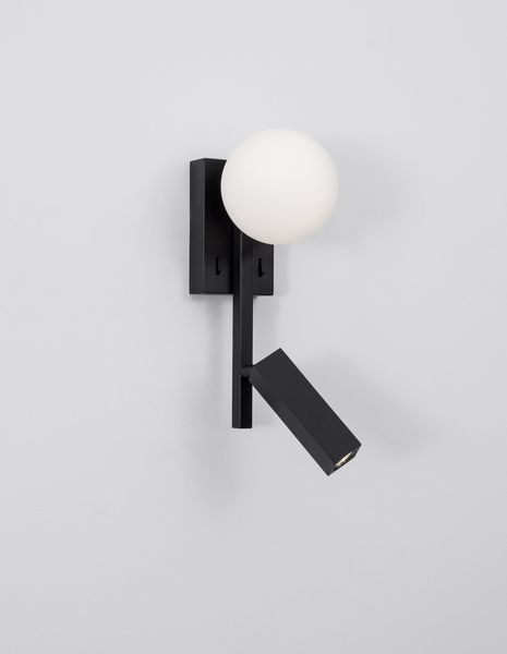 Nova Luce JOLINE LED Wandleuchte Schwarz 8W Neutralweiss 14x10x26cm 9919530