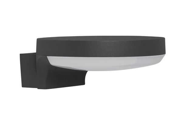 Nova Luce ENZI LED Wandleuchte Grau 15W IP54 Warmweiss 18x18x7cm 9936101