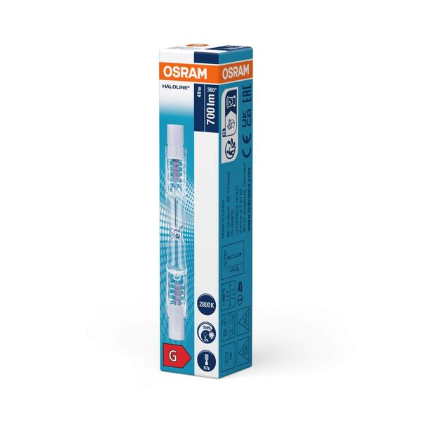 OSRAM HALOLINE PRO 48W 240V R7S R7s 750lm 2900K warmweiss 100Ra wie 60W Made in Germany 4008321977632