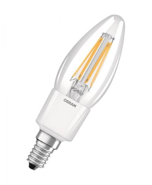 Osram E14 LED Kerze Retrofit Filament 4.5W 470Lm dimmbar warmweiss