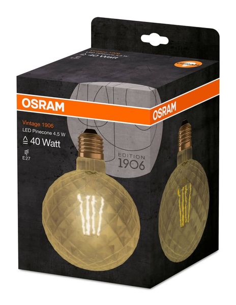 OSRAM Vintage 1906 E27 PINECONE Filament LED Stecklampe 4,5W 470Lm 2500K warmweiss wie 40W