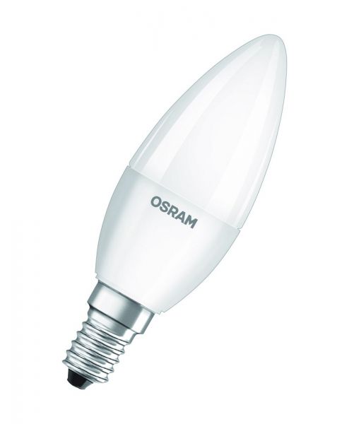 15er-Set Osram LED Base Classic E14 470lm 5W wie 40W Glühbirne warmweiss