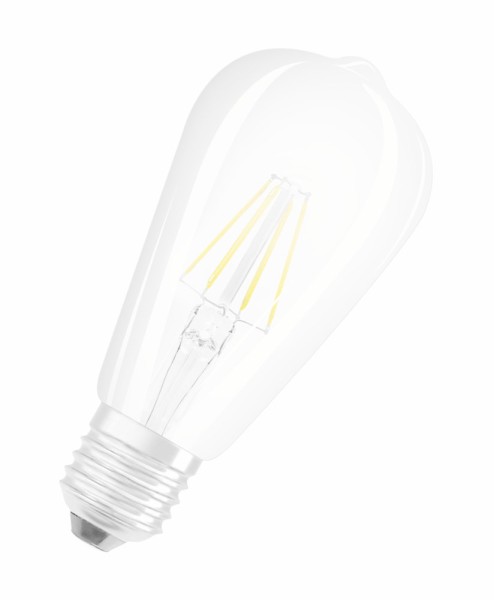 OSRAM Retrofit E27 / ST64 Vintage LED Lampe 4W ST40 Filament klar warmweiss wie 40W