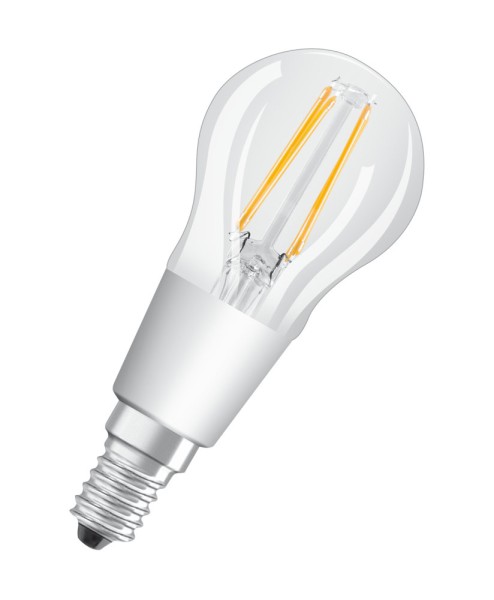 OSRAM GLOWdim E14 LED Lampe Superstar 4,5W P40 Dimmbar Filament klar tunable white wie 40W