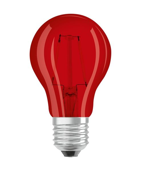 OSRAM STAR E27 A LED Lampe 1,6W 136Lm 3000K rot wie 15W