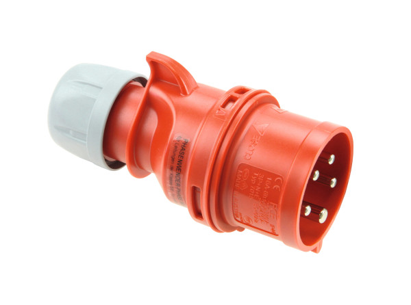 CEE Phasenwender Stecker 400V 32A IP44 PCE 7025-6