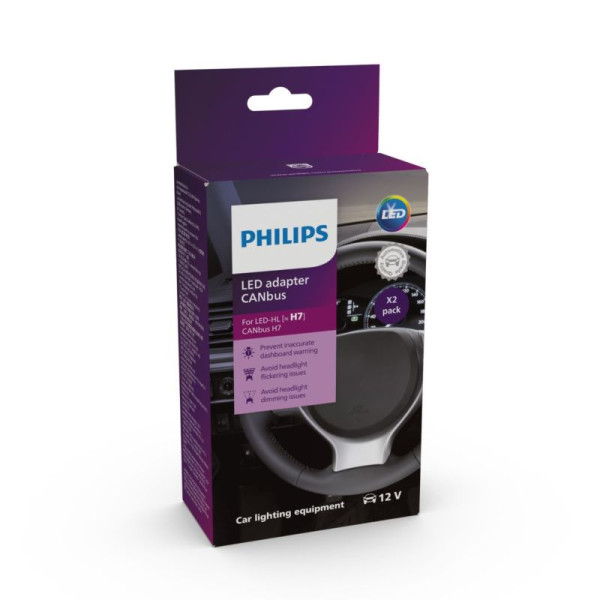 Philips CAN-​Bus Adapter CEA für LED-Nachrüstungslampen H7 12V 18952X2