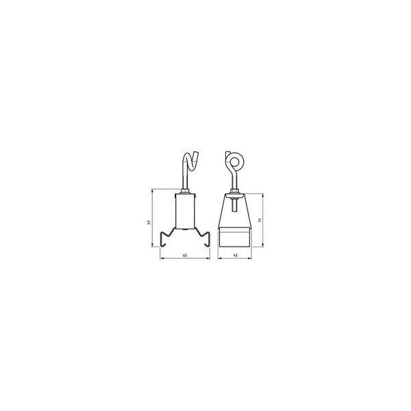 Philips Kettenabhängung Maxos fusion Weiß LL500Z CB-CH WH 8718696374603