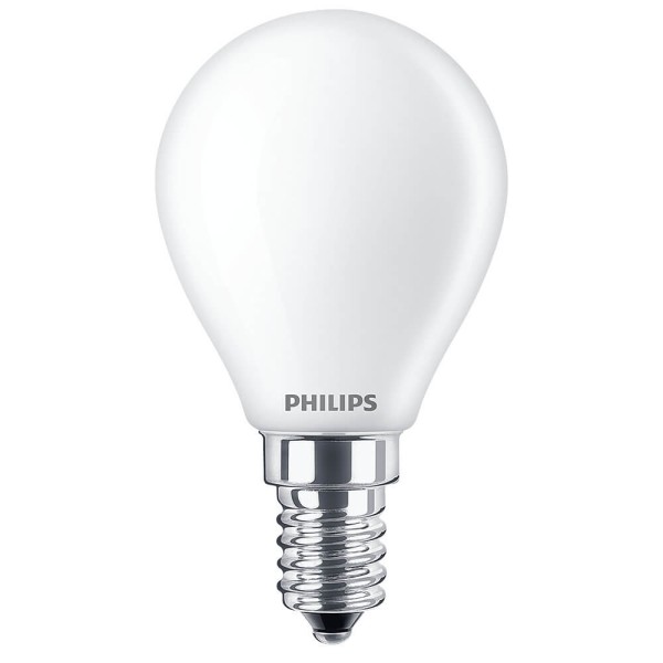Philips Classic LED Lampe 2,2W P45 E14 matt warmweiss wie 25W Glühbirne