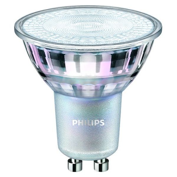 Philips MASTER LEDspot 927 36° LED Strahler GU10 90Ra dimmbar 4,9W 355lm extra+warmweiss 2200-2700K wie 50W