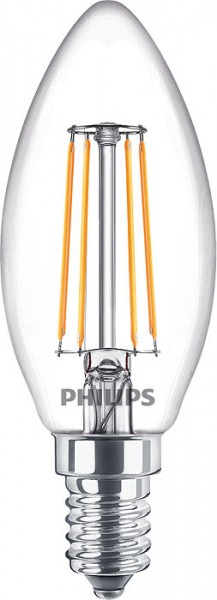 6er-Pack Philips E14 LED Classic Kerze 4W 470Lm warmweiss 8718696775035 wie 40W
