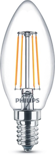 Philips LED COOL WHITE Classic 4.3W neutralweiss E14 8718699762179