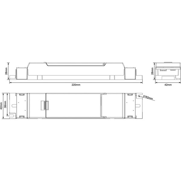 Philips Notlicht-Akku-Set 3h HV 6,4V 2000mAh LFP EM300V ELB_ELP3 kit 8718699799861