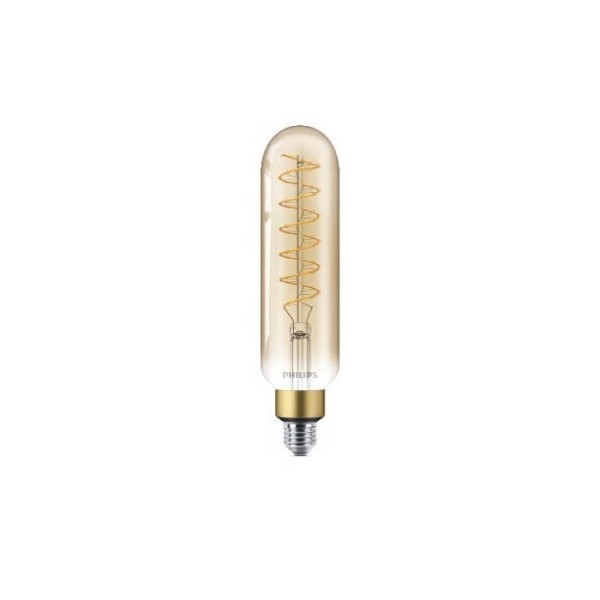 Philips Giant T65 Gold Röhre Amber LED Lampe E27 dimmbar 7W 470lm extra-warmweiss 1800K wie 40W