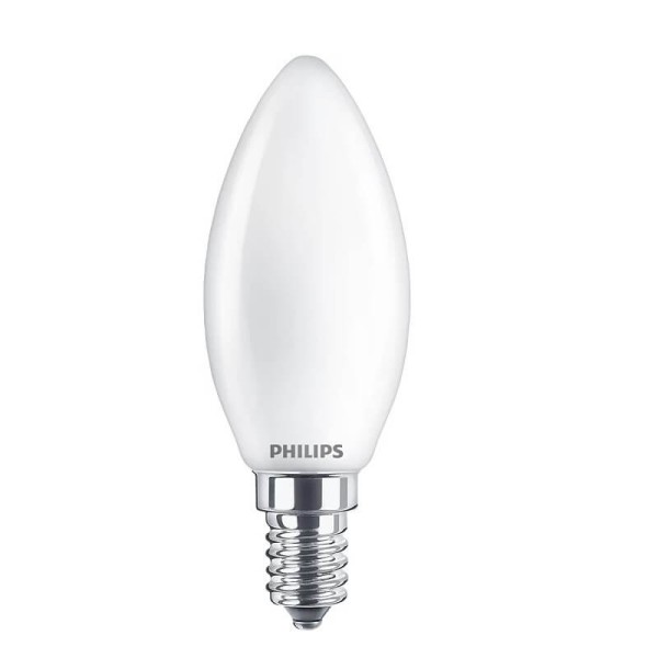 Philips LED Leuchtkerze E14 90Ra WarmGlow dimmbar 3,4W 470lm extra+warmweiss 2200-2700K wie 40W