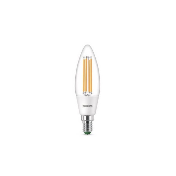 Philips ultraeffizientes LED Kerzenlampe E14 2,3W 485lm warmweiss 3000K wie 40W