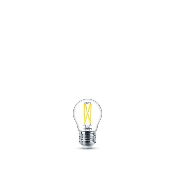 Philips MASTER P45 LED Lampe E27 90Ra DimTone WarmGlow dimmbar 2,5W 340lm warmweiss wie 25W
