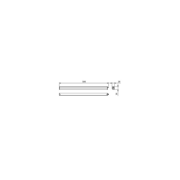 Philips LED Lichtleiste Ledinaire 60cm 10W 1050lm Neutralweiss 4000K 8719514527867